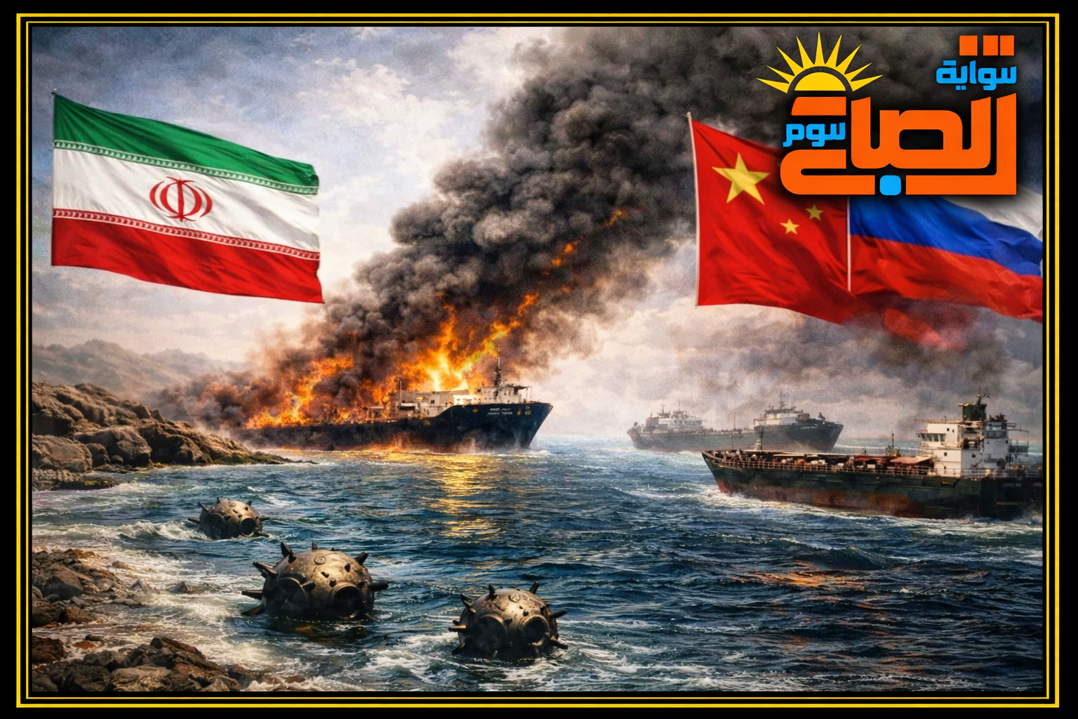 تقارير: إطلاق نار على ثلاث سفن في مضيق هرمز وسط متابعة دولية